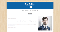 Desktop Screenshot of bencollins.com.au