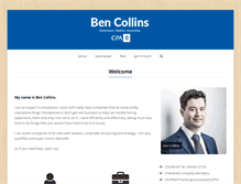 Tablet Screenshot of bencollins.com.au